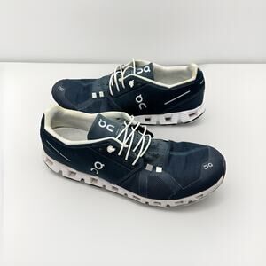 ON Cloud 5 Running Shoes Navy Blue White Men’s Size 11.5